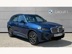 Blue Used 2022 BMW X3 M Sport SUV | £38,695 (A bit pricey)
