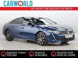 Blue Used 2020 Peugeot 508 GT-line Hatchback | £13,790 (Fair price)