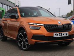 Phoenix orange metallic Used 2023 Skoda Kamiq Monte Carlo SUV | £20,250 (A bit pricey)