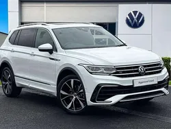 White Used 2024 VW Tiguan Allspace R-line SUV | £35,790 (Expensive)