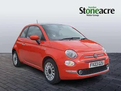Orange Used 2023 Fiat 500 Hatchback | £10,495 (Fair price)