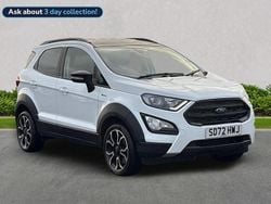 White Used 2022 Ford Ecosport Active SUV | £12,879 (Fair price)