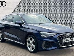 Blue Used 2022 Audi A3 e-tron S-Line Hatchback | £18,600 (Fair price)