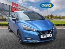 Blue Used 2022 Nissan Micra Hatchback | £14,490 (Fair price)