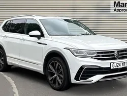 White Used 2024 VW Tiguan Allspace R-line SUV | £34,273 (Expensive)