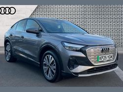 Grey Used 2025 Audi Q4 Sportback e-tron Sport SUV | £33,295