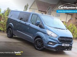 Blue Used 2022 Ford Transit Custom Limited Van | £18,795 (Expensive)
