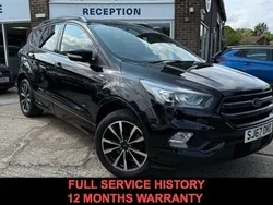 Black Used 2017 Ford Kuga ST-Line SUV | £10,995 (Fair price)