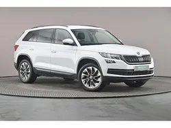 Moon white metallic Used 2021 Skoda Kodiaq SE Drive SUV | £20,711 (Fair price)