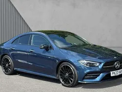 Blue Used 2023 Mercedes CLA220 AMG Line Premium Plus Sedan | £32,258 (Fair price)