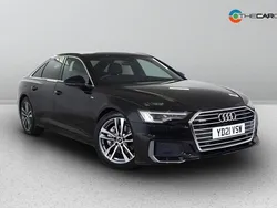 Black Used 2021 Audi A6 S-Line Sedan | £26,475 (A bit pricey)