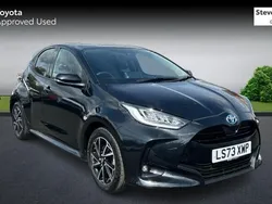 Black Used 2023 Toyota Yaris Hybrid Design Hatchback | £17,410 (Fair price)