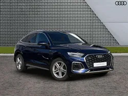 Blue Used 2022 Audi Q5 S-Line SUV | £35,249 (A bit pricey)