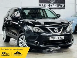 Black Used 2015 Nissan Qashqai Acenta+ SUV | £4,000 (A bit pricey)