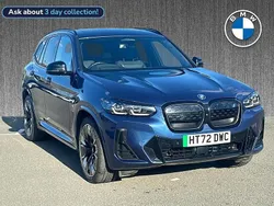 Blue Used 2023 BMW iX3 M Sport SUV | £30,899 (Fair price)