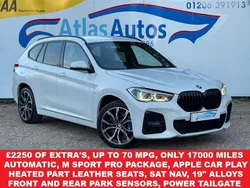 White Used 2022 BMW X1 M Sport SUV | £28,500 (Expensive)