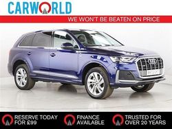 Blue Used 2022 Audi Q7 S-Line SUV | £50,040