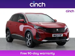 Red Used 2021 Peugeot 3008 Allure Premium SUV | £12,699 (Fair price)