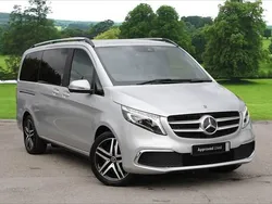 Brilliant silver metallic Used 2022 Mercedes V220 MPV | £51,900 (Fair price)