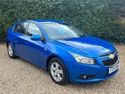 Blue Used 2012 Chevrolet Cruze LT Hatchback | £2,450 (Fair price)