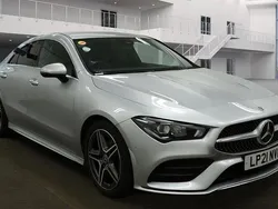 Silver Used 2021 Mercedes CLA180 AMG line Sedan | £19,199 (Fair price)