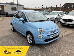 Blue Used 2017 Fiat 500 Pop Star Hatchback | £5,995 (Fair price)