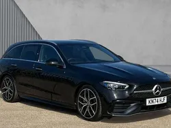 Black Used 2024 Mercedes C300e AMG Line Premium Plus Estate | £39,723 (A bit pricey)