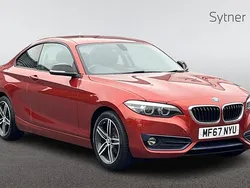 Orange Used 2017 BMW 218 Sport Line Coupe | £11,500 (Fair price)