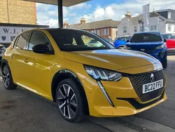 Yellow Used 2022 Peugeot e-208 GTi Hatchback | £12,495 (Fair price)