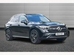 Black Used 2024 Mercedes GLC300e AMG line SUV | £42,695 (A bit pricey)