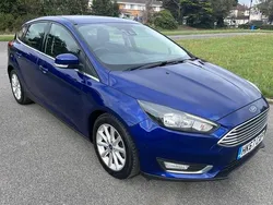 Blue Used 2017 Ford Focus Titanium Hatchback | £4,495 (Fair price)