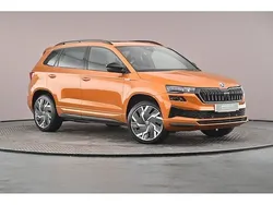 Phoenix orange metallic Used 2022 Skoda Karoq SportLine SUV | £26,291