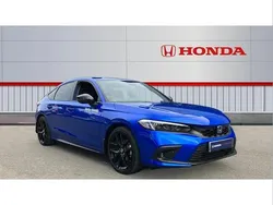 Blue Used 2023 Honda Civic Hybrid Hatchback | £27,995 (Fair price)