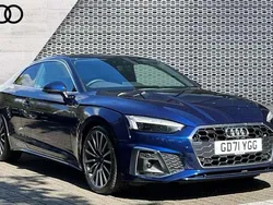 Blue Used 2021 Audi A5 S-Line Coupe | £26,106 (Fair price)