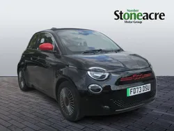 Black Used 2024 Fiat 500e Red Cabriolet | £19,495 (Fair price)