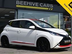 White Used 2017 Toyota Aygo x-press Hatchback | £7,295 (Fair price)