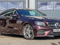 Red Used 2019 Mercedes E220 AMG line Coupe | £23,490 (Fair price)