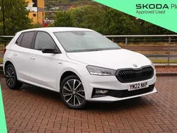 Moon white metallic Used 2022 Skoda Fabia Monte Carlo Hatchback | £16,995 (Fair price)