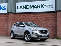 Silver Used 2015 Hyundai Santa Fe Premium SUV | £10,975 (Fair price)