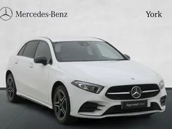 White Used 2022 Mercedes A250 AMG line Hatchback | £21,500 (Fair price)