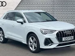 White Used 2021 Audi Q3 S-Line SUV | £26,189 (Fair price)