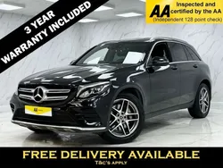 Black Used 2018 Mercedes GLC220 AMG line SUV | £22,980 (Expensive)