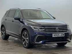 Blue Used 2025 VW Tiguan Allspace R-line SUV | £35,480 (Expensive)