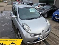 Silver Used 2008 Nissan Micra Acenta+ Hatchback | £4,995 (Expensive)