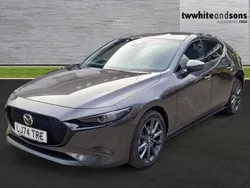 Machine grey Used 2025 Mazda 3 Exclusive-Line Hatchback | £22,450
