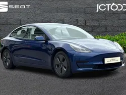 Blue Used 2021 Tesla Model 3 Standard Range Sedan | £16,631 (Good price)