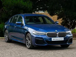 Blue Used 2021 BMW 530e M Sport Sedan | £21,998 (Fair price)