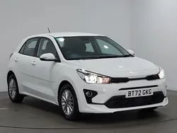 White Used 2022 Kia Rio 2 Hatchback | £15,498 (A bit pricey)