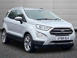 Moondust silver Used 2018 Ford Ecosport Titanium SUV | £9,595 (Fair price)