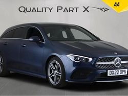 Blue Used 2022 Mercedes CLA200 Shooting Brake AMG line Estate | £17,969 (Good price)